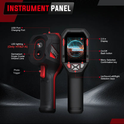 Portable Infrared Thermal Camera with Rechargeable Battery and HD Display
