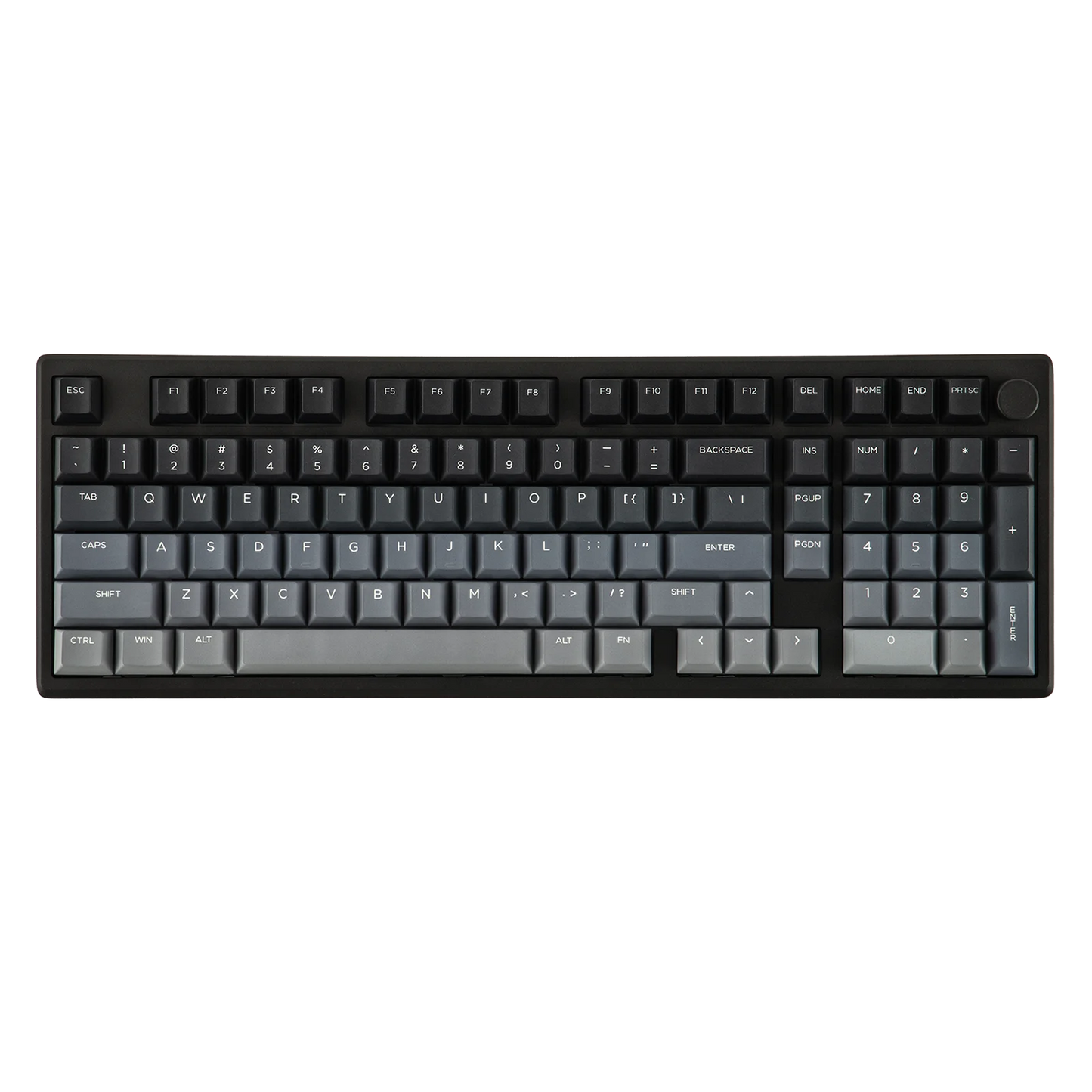 Gasket Hot-Swap Black Marble White 96% Aluminum Keyboard