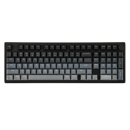 Gasket Hot-Swap Black Marble White 96% Aluminum Keyboard