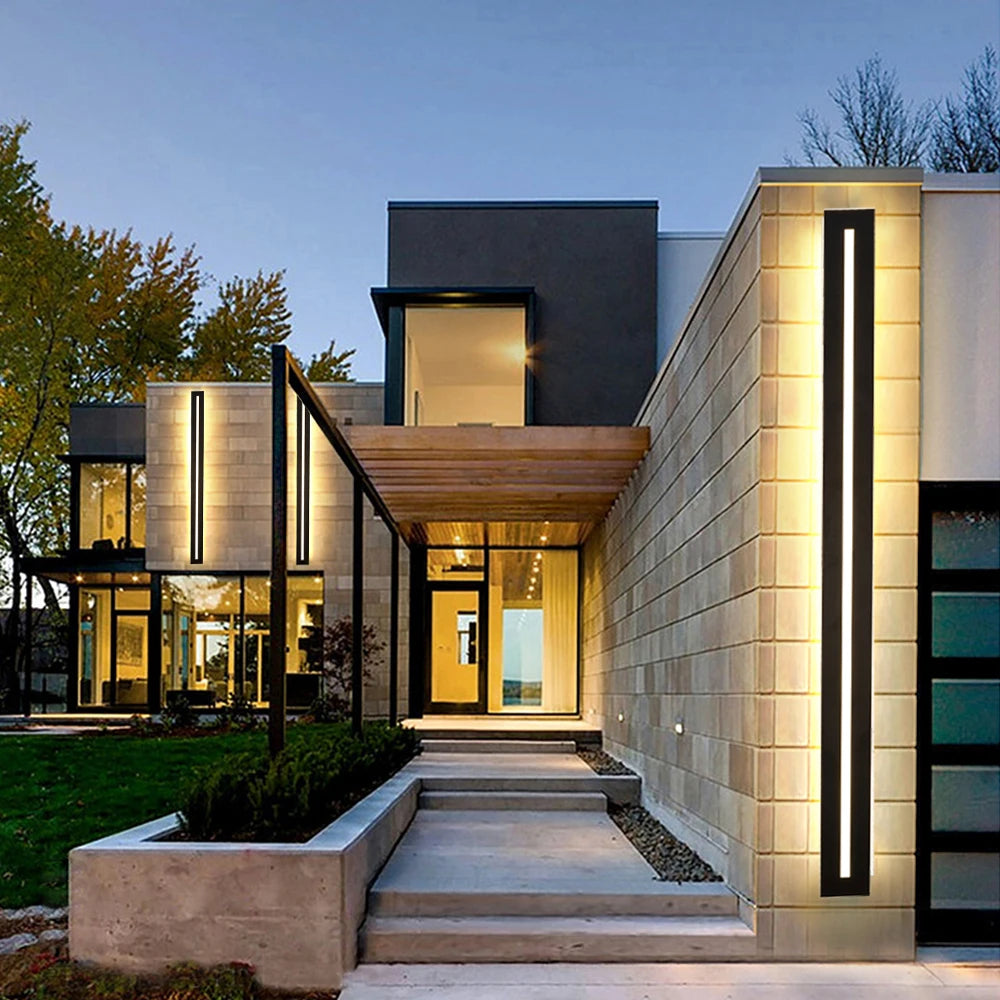 Warm White 100 cm LED Wall Light Outdoor Water Resistant