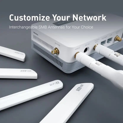 Portable Wi-Fi 6 5G Cellular Router with Rechargeable Battery