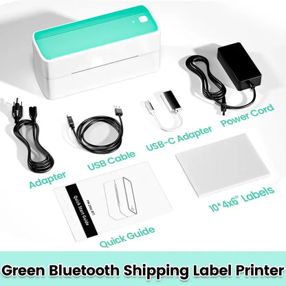 Portable 4x6 Wireless Label Printer Bluetooth
