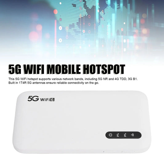 5G Portable WiFi 6 Router 6100mAh for Seamless Connectivity