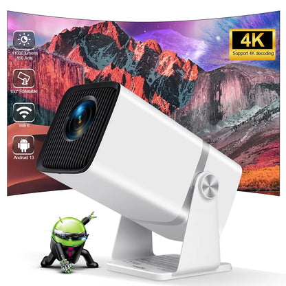 4K Android Portable Projector WiFi Home Theater Mini Beam