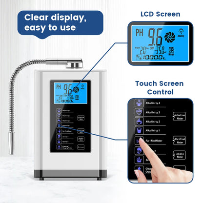 Alkaline Water Ionizer Machine with 5 Platinum Plates