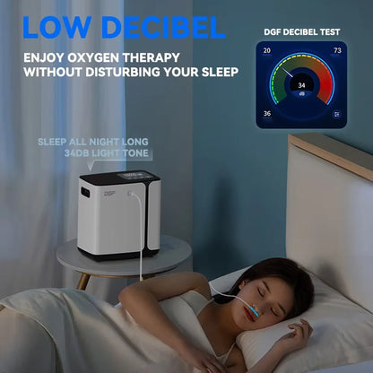 220V Oxygen Concentrator 1–8L with Touch Control