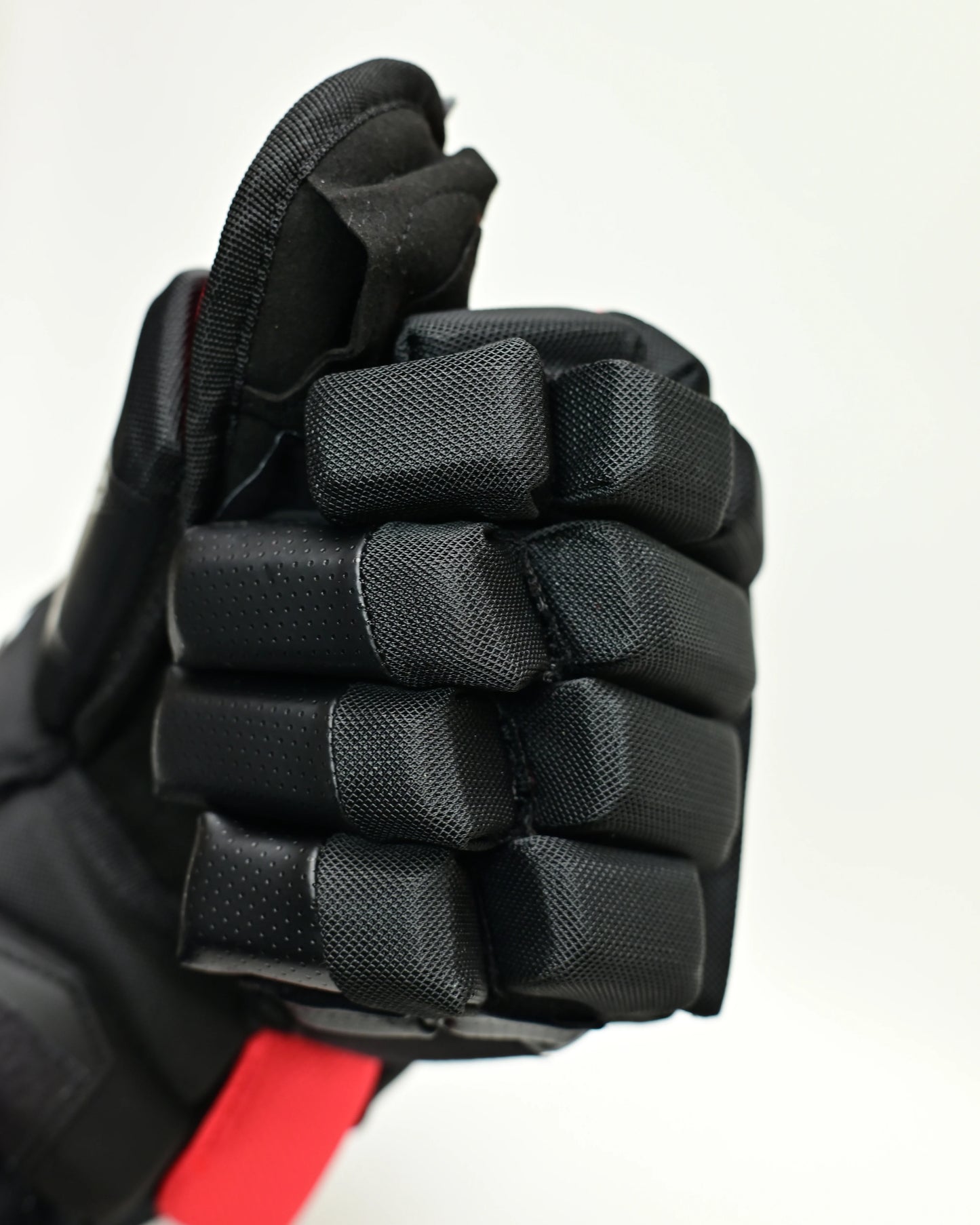 Black Red Heavy Duty 14 Inch Ice Hockey Protective Gloves