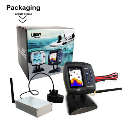Wireless Fish Finder 980ft Range Portable Sonar