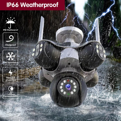 25MP 4K Outdoor WiFi PTZ Security Camera 32GB