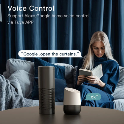 Smart Curtain Robot 2-Pack with Zigbee App Control