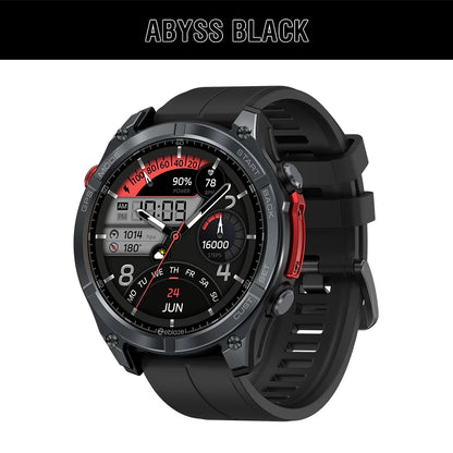 Portable 1.43 inch AMOLED GPS Smartwatch with Flashlight