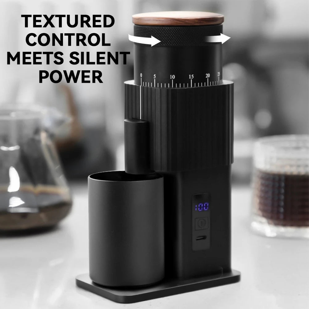 Portable Electric Coffee Grinder with 420 Steel Blade