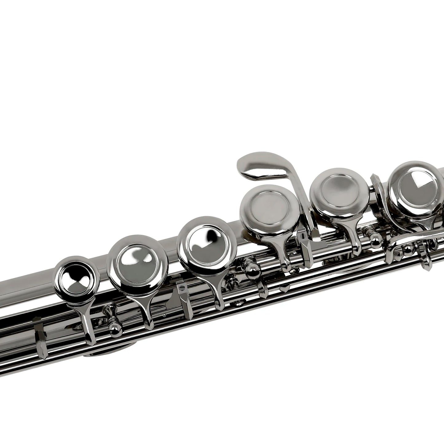 16 Key C Flute with Case Cleaning Cloth and Gloves
