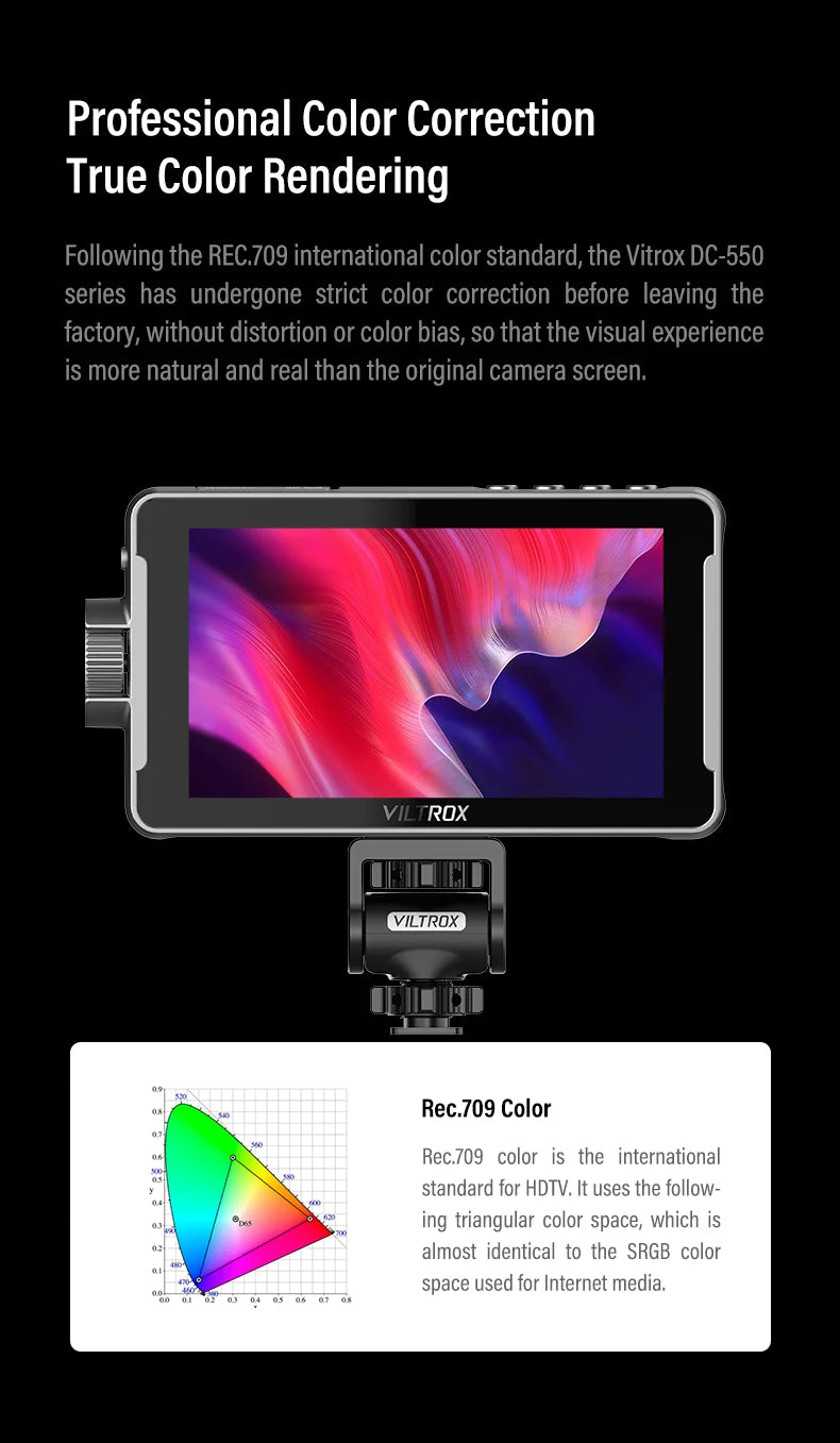 Portable 5.5" Field Monitor for DSLR and Video Shooting