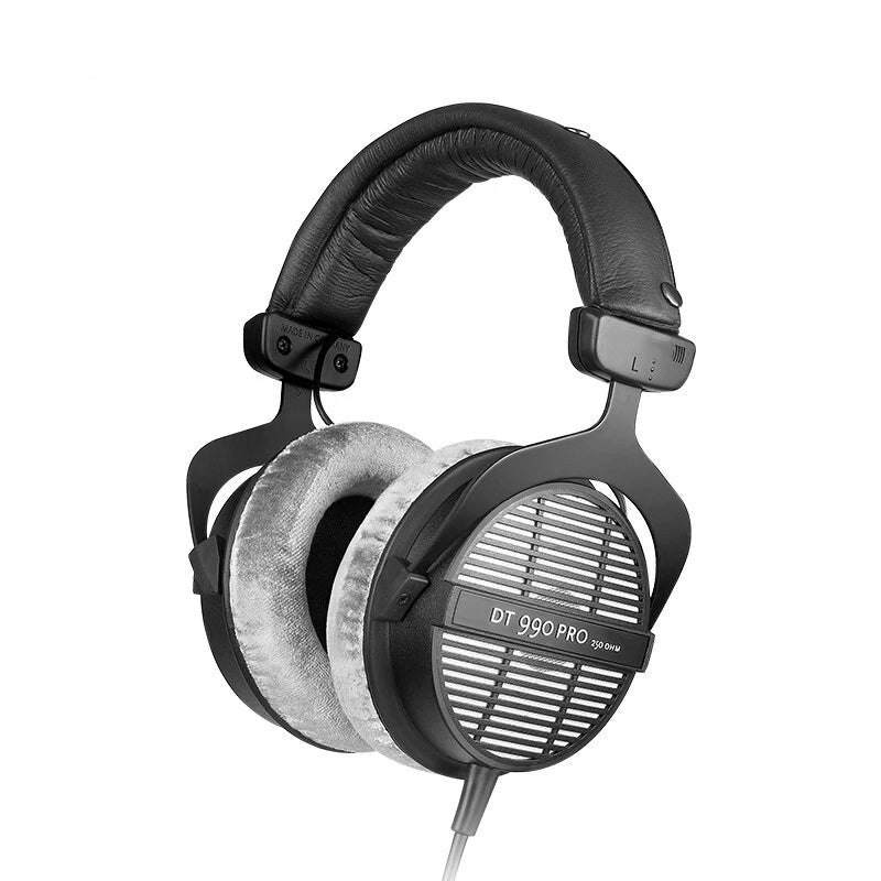 Gray 250 Ohm Studio Headphones for Mixing & Mastering