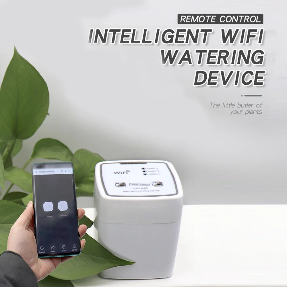 Smart WiFi Drip Irrigation System with Dual Pumps