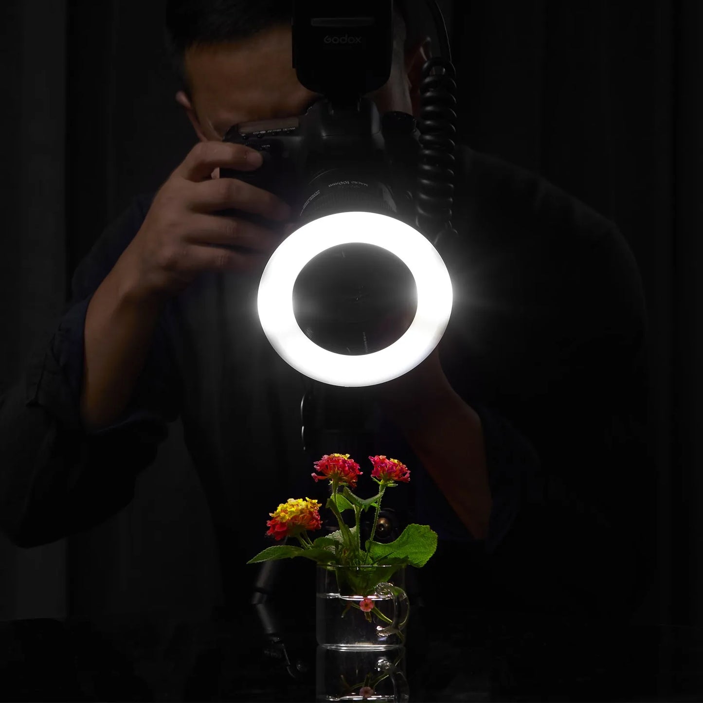 5000K Macro LED Ring Light for DSLR Cameras
