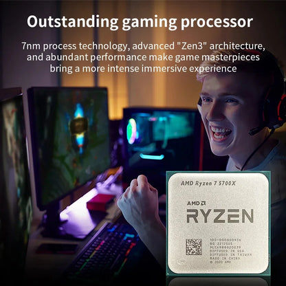 Ryzen 7 5700X 8-Core Processor 65W Socket AM4