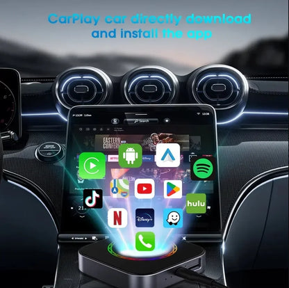 Wireless CarPlay AI Box 4G Android 13 4K Streaming
