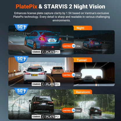 DashCam 3-Camera 2.7K IP67 Waterproof GPS