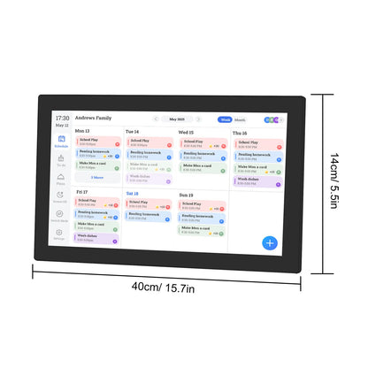 Touch Screen Digital Frame Ivory 15.6 Inch WiFi Sync