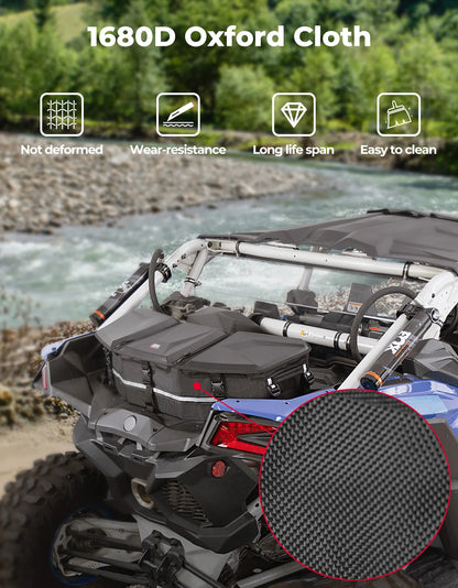 Heavy-Duty Rear Storage Bag for UTV/ATV Vehicles