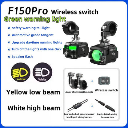 Super Bright F150Pro LED Headlight Wireless Green