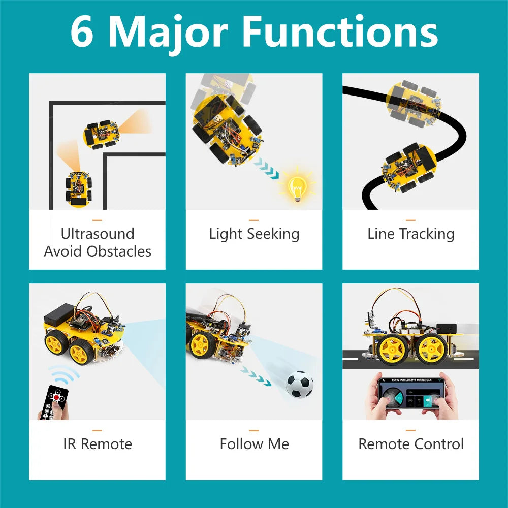 WiFi Remote Control Robot Car STEM