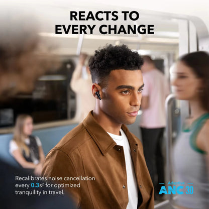 White Wireless Earbuds Hi-Res Audio Noise Cancelling