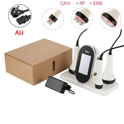 White 40K Cavitation Beauty Machine for Face and Body Shaping