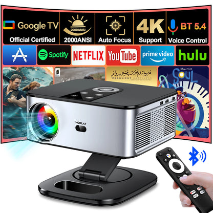 Portable 4K Home Theater Projector Android 11 Smart