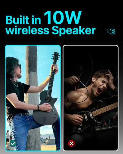 Rechargeable Smart Electric Guitar with Speaker
