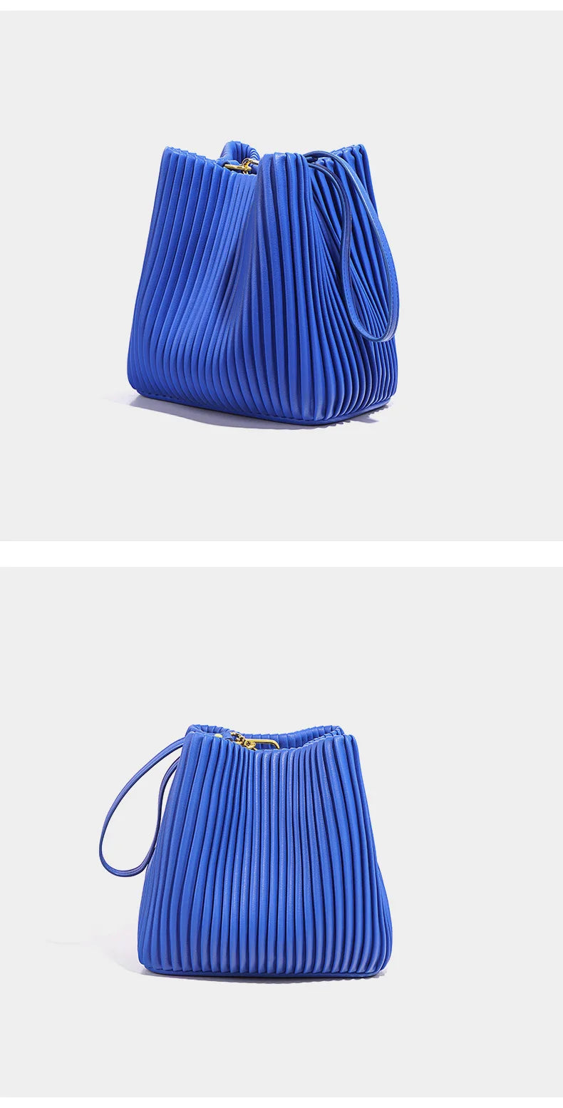 Black Leather Crossbody Shoulder Bag for Women