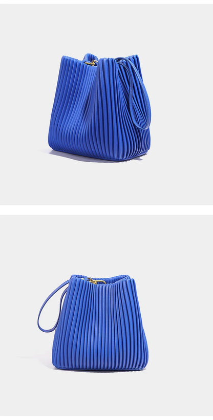 Black Leather Crossbody Shoulder Bag for Women