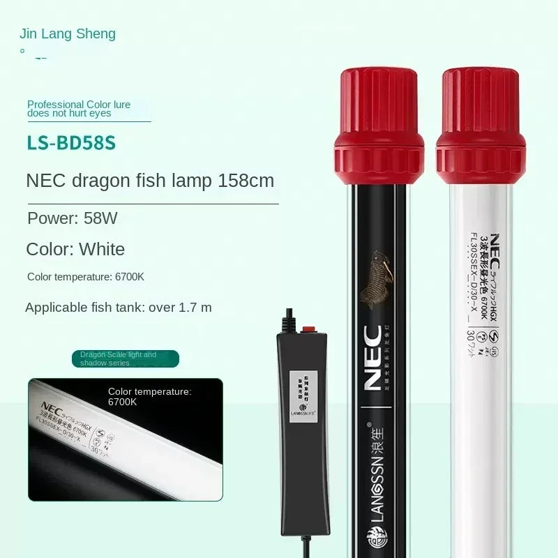 158cm LED Aquarium Strip Light Bright White