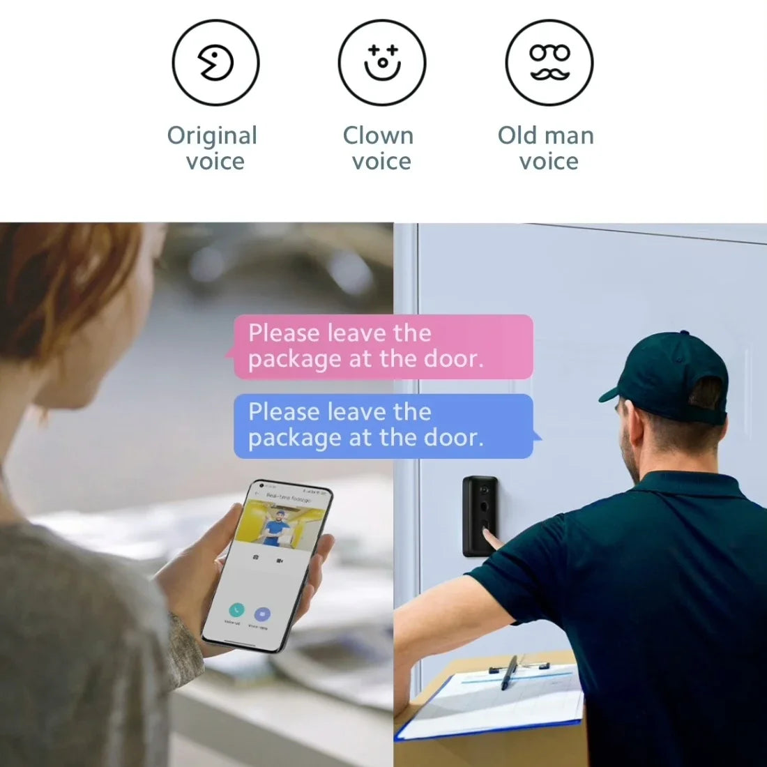 2K Smart Video Doorbell with Night Vision and AI Alerts