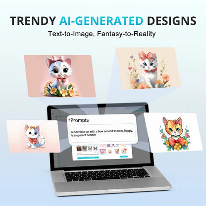 White 5 in 1 Cutting Machine iOS Android Windows