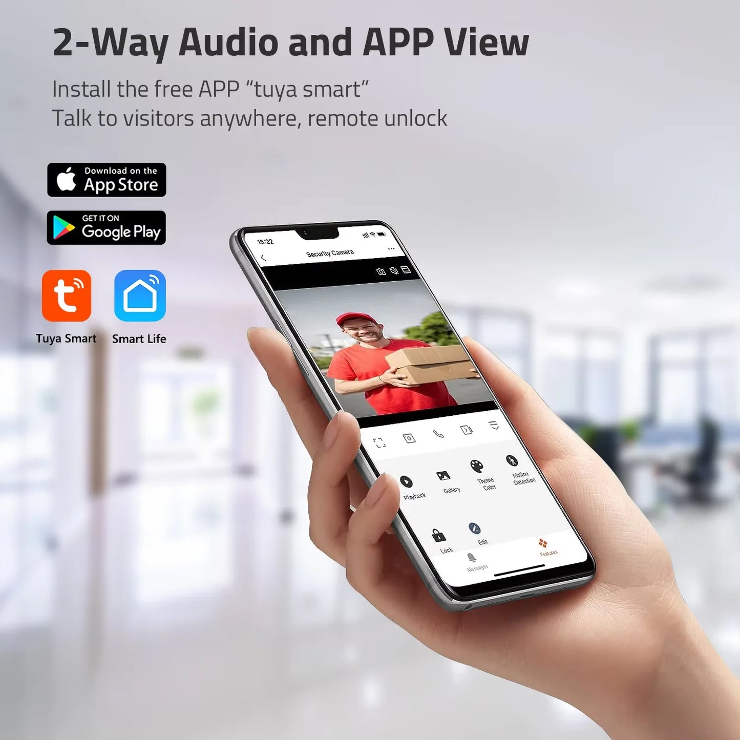 Smart Video Door Phone with 7'' Touch Monitor