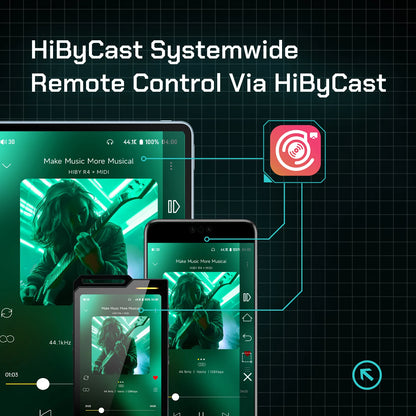 HiFi Music Player Android 12 Bluetooth Wi-Fi