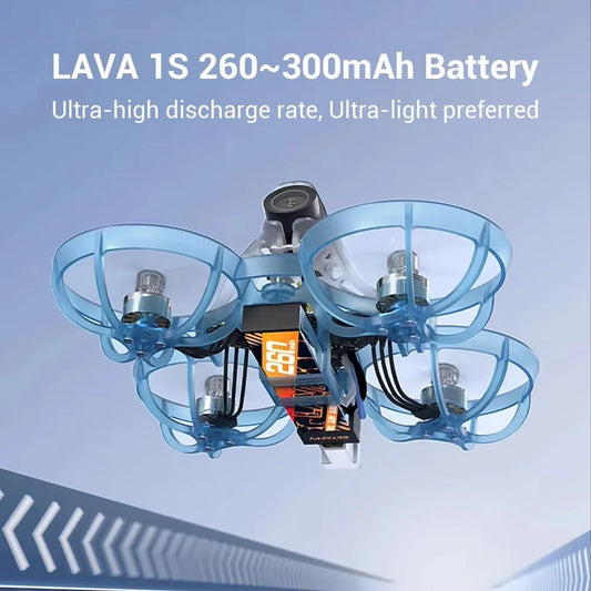 Lightweight FPV Racing Drone with 5 Batteries