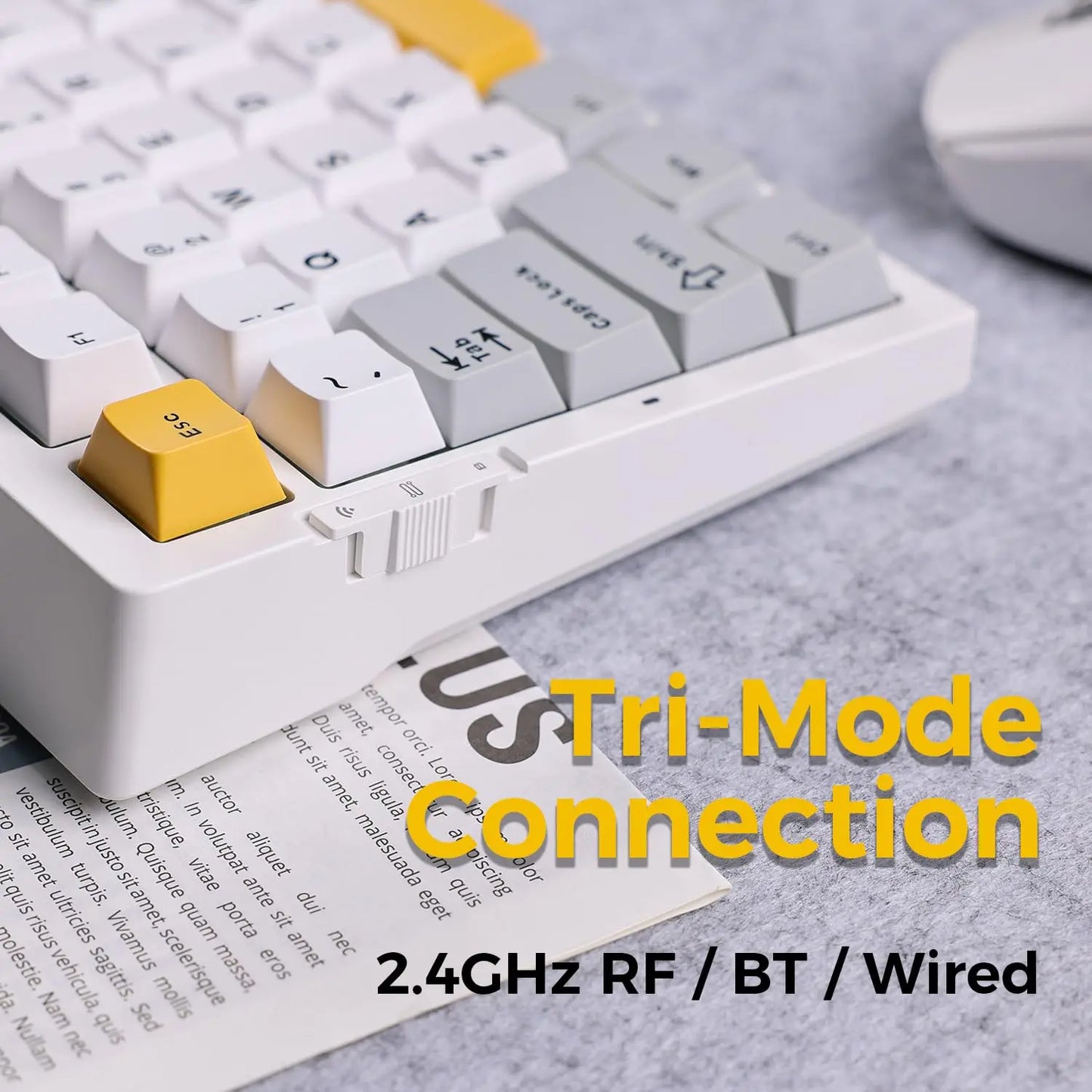 Gasket-Mounted 75% Wireless RGB Keyboard 13A