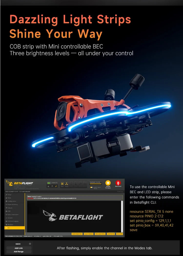 2–4S HD FPV Racing Drone O4 Pro PNP
