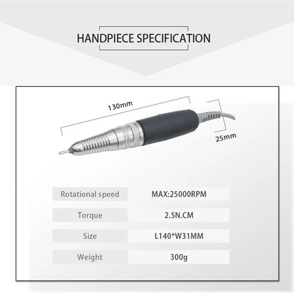 Portable Electric Nail Drill for Manicure and Pedicure