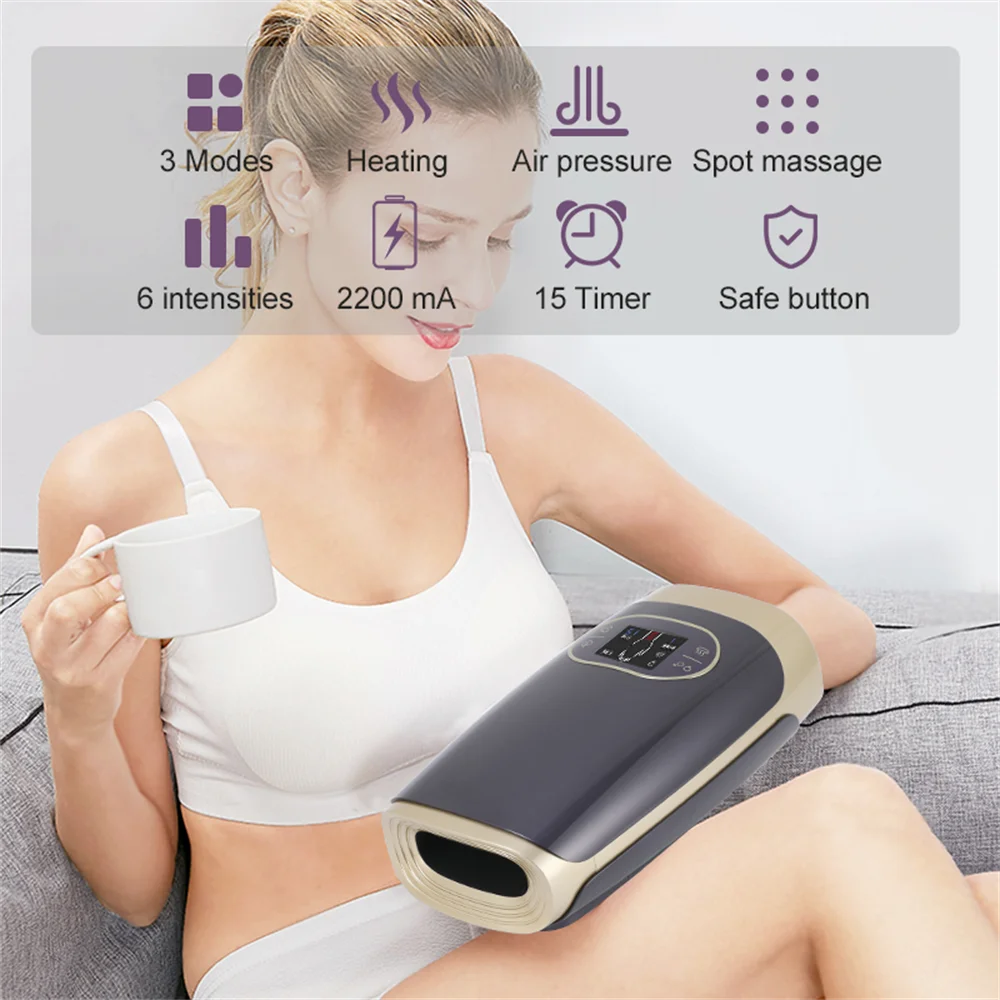 Wireless Electric Hand Massager with Heat and Air Compression