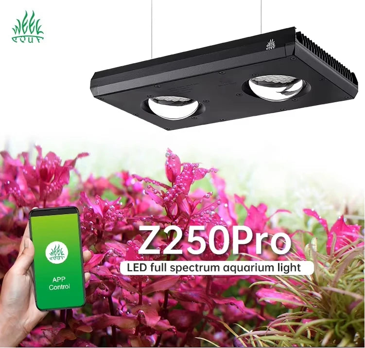 Z250Pro Full Spectrum RGB Aquarium Light with Hoisting Mount