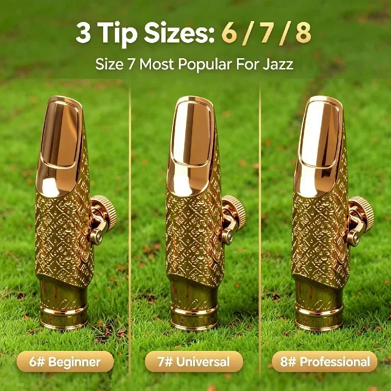 Professional Alto Saxophone Brass Mouthpiece No.7