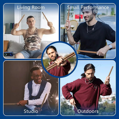 Wireless Electronic Air Drum Set with Foot Pedals