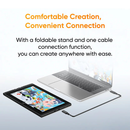 12 Inch Graphic Drawing Tablet Display with Stylus & Stand