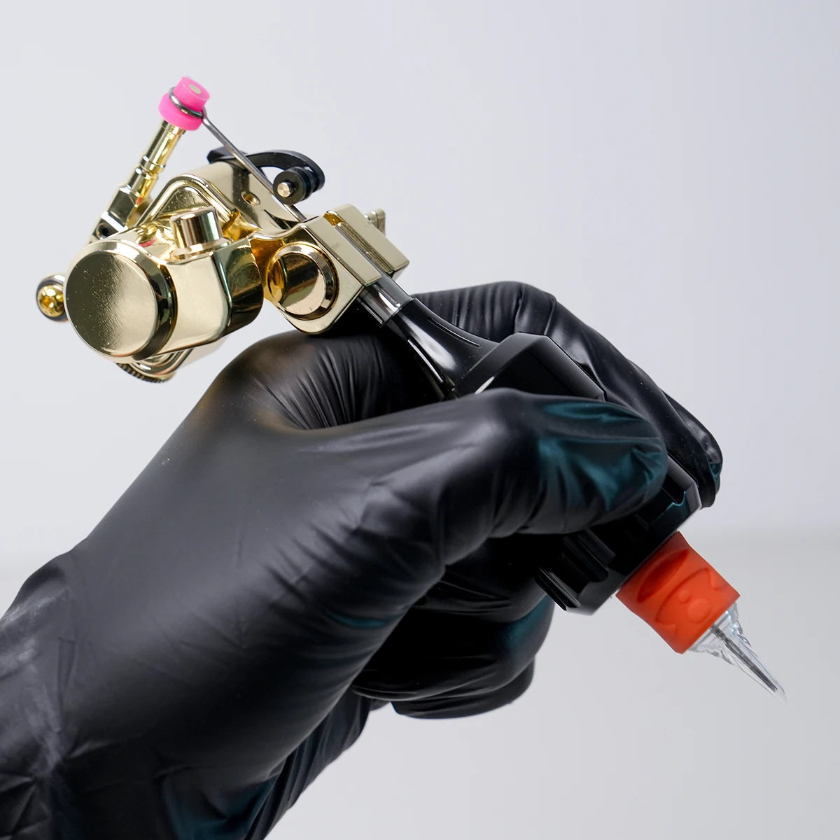 Rotary Tattoo Machine Adjustable 0-4mm Stroke RCA Gold
