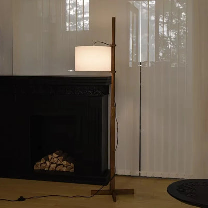 H165cm LED Floor Lamp with 3-Color Dimming